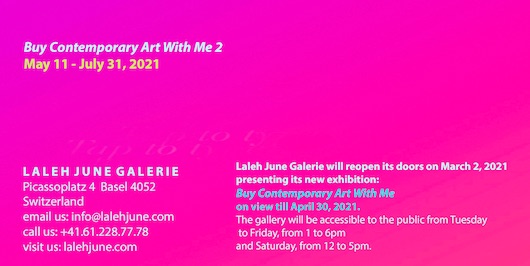  at Laleh June Galerie
